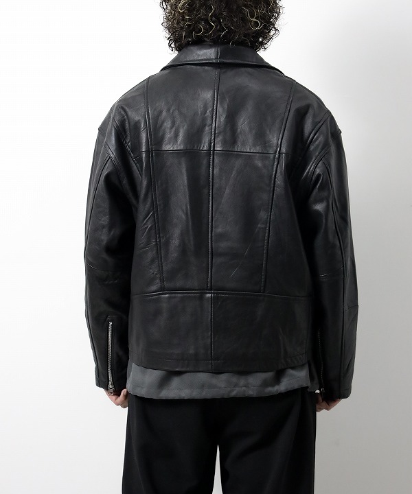 yoused LEATHER DS JKT サイズ0 ユーズド/yoused LEATHER DRIVERS JKT（全4種）[アウター]｜MAPS